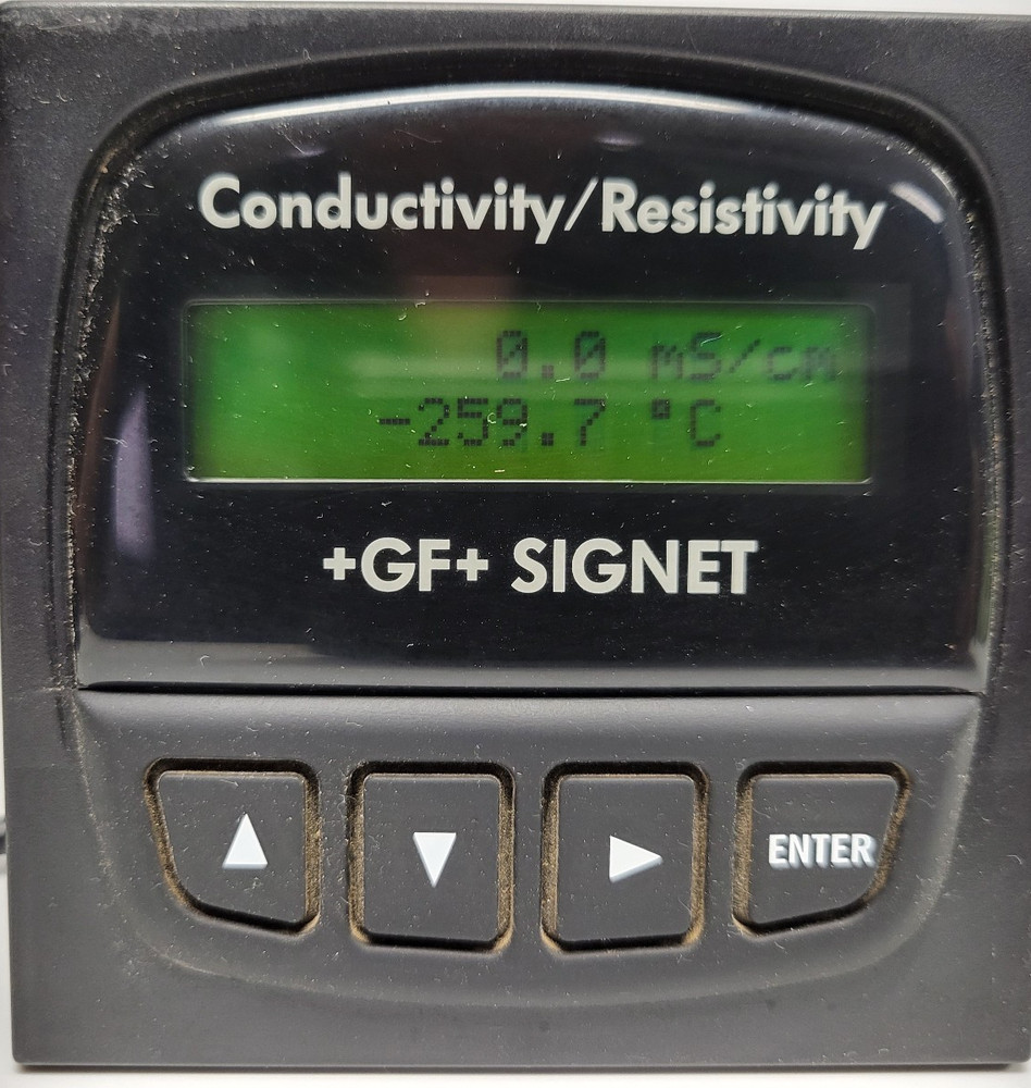 Signet 3-8850-1P Conductivity/Resistivity +GF+ Transmitter, Panel
