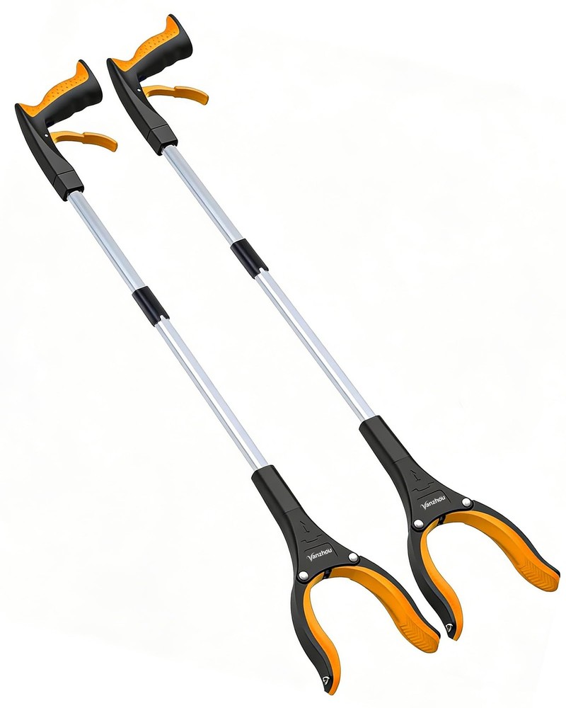 2 Pack Grabber Reacher Tool, 32" Foldable Reacher Grabber Pickup Tool for Eld...