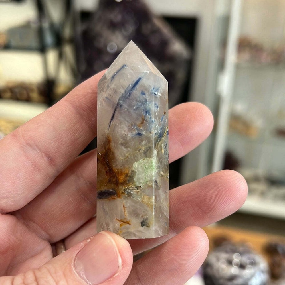 Blue Kyanite Tower W