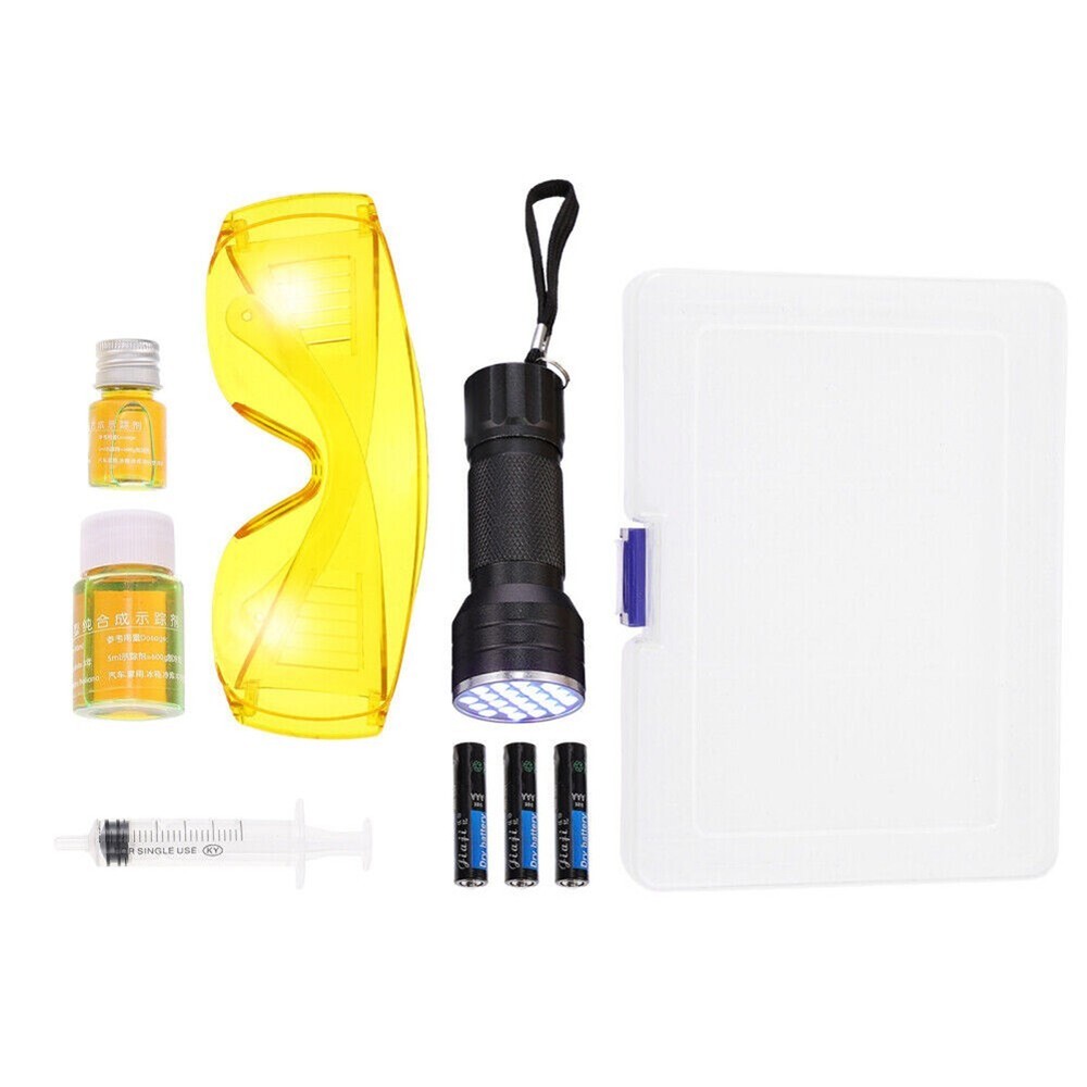 Easy to Use UV Flashlight Kit for AC Leak Testing Perfect for Refrigeration