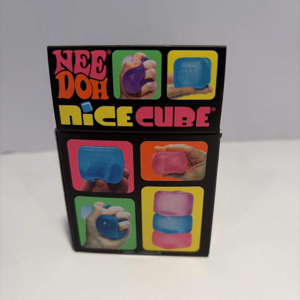 Nee Doh Nice Cube - Super Solid Squish! New Factory Sealed Schilling