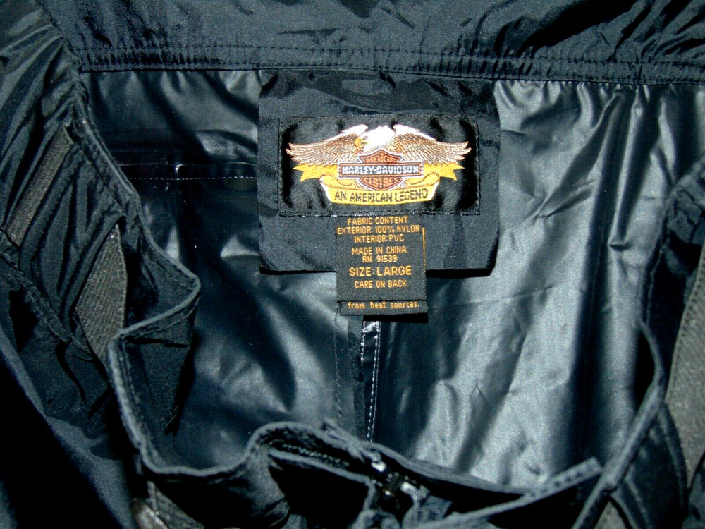AUTHENTIC HARLEY DAVIDSON RAIN PANTS XL