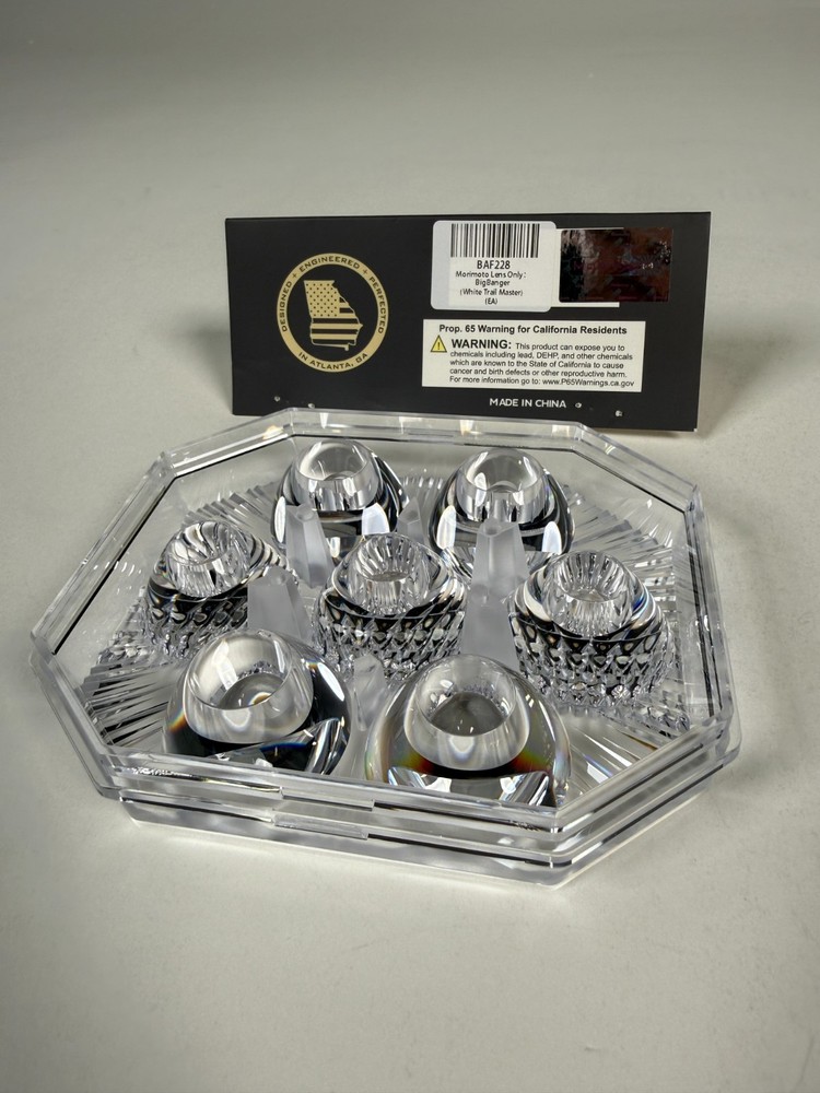 Morimoto BigBanger Trailmaster Optic Lens Only / Clear Each BAF228 Open Box