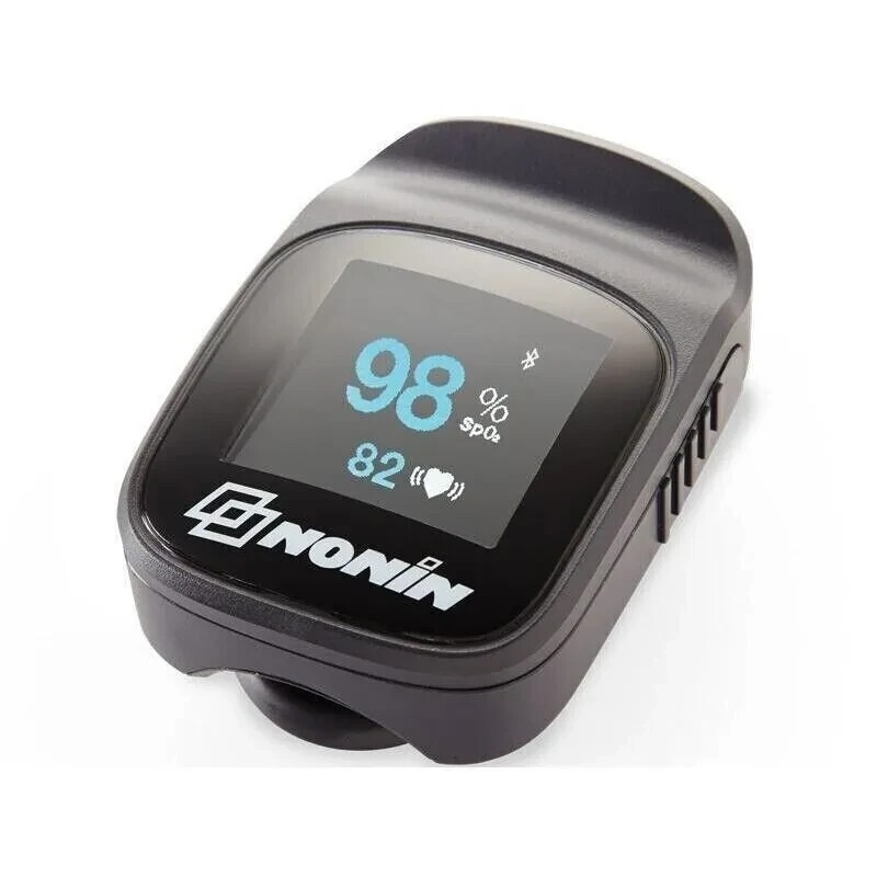 Nonin 02 Meter Model 3230 Bluetooth Smart Pulse Oximeter Device