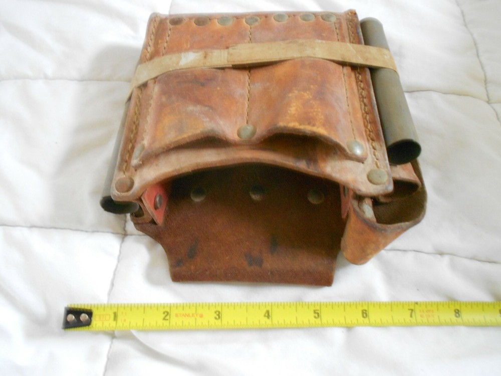 Vintage Klein Buhrke Lineman Tool pouch