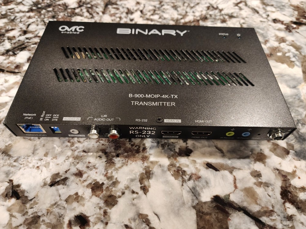 Binary 4K Media over IP MOIP Transmitter (B-900-MOIP-4K-TX)