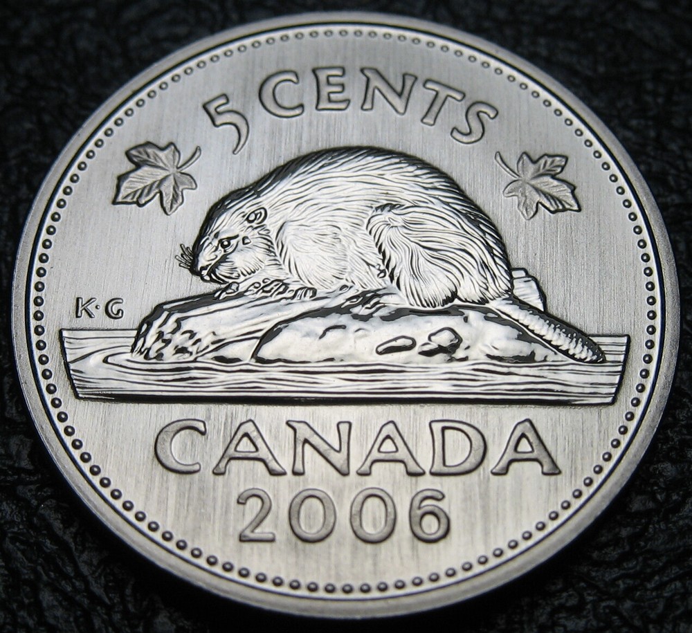 Canada 2006-p 5-cent Beaver SPECIMEN Uncirculated