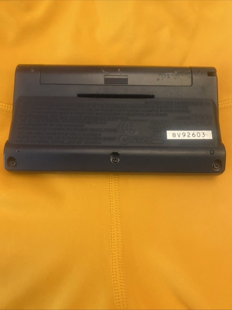 Boss Guitar Digital Tuner Metronome Function Model TU-80 Pre-owned WORKING