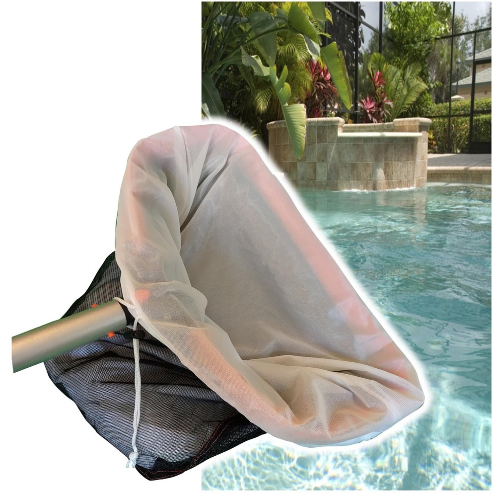 Ultra Fine Mesh Pool Skimmer Insert | Collects Sand Pollen Tree Dust Tiny