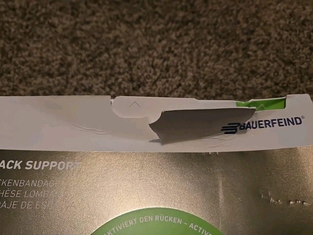 Bauerfeind Sports Back Support - Breathable Compression Size M black