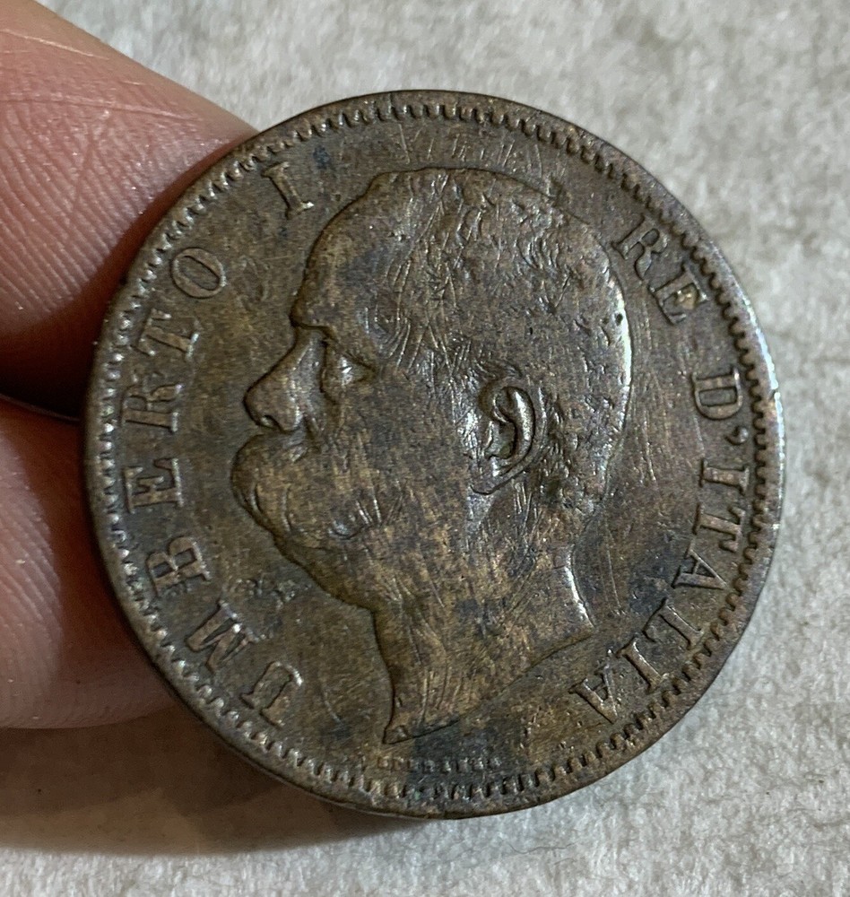 1894 Italy 10 Centesimi XF