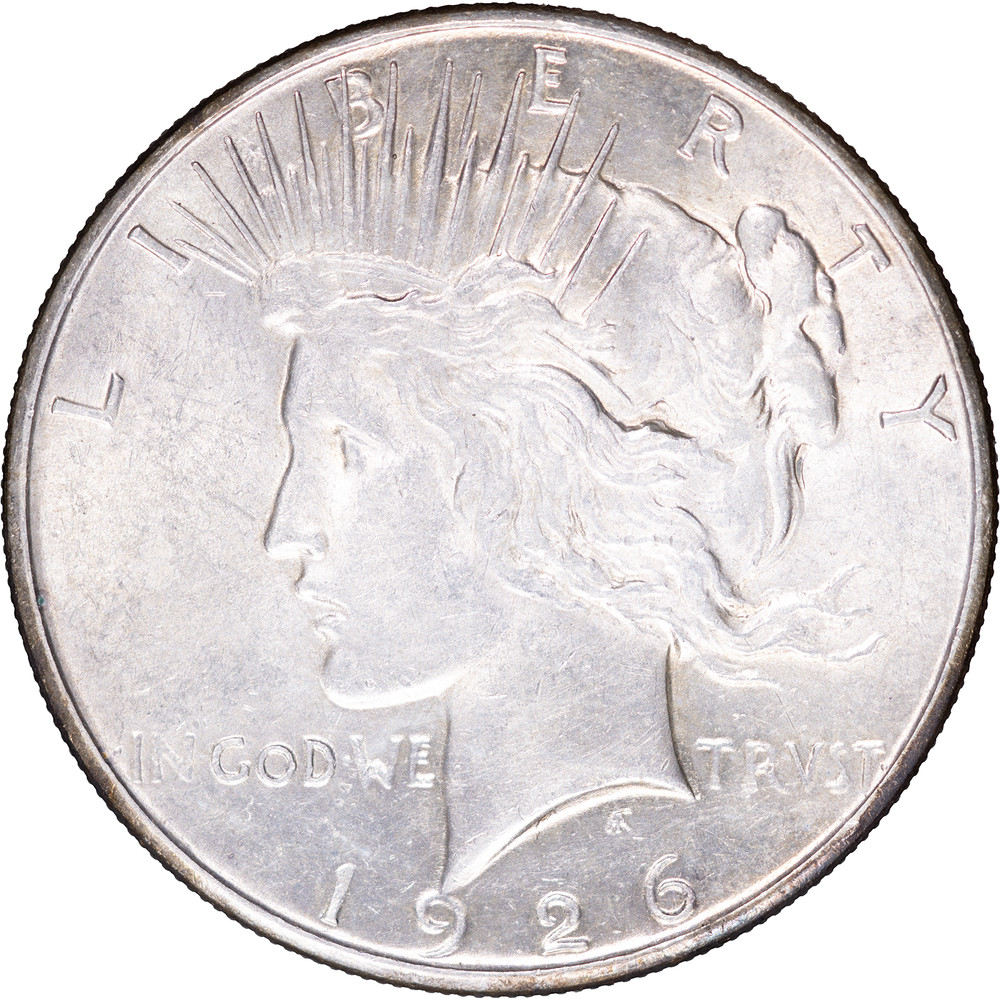 1926-S $1 Peace Silver Dollar ~ UNC Details