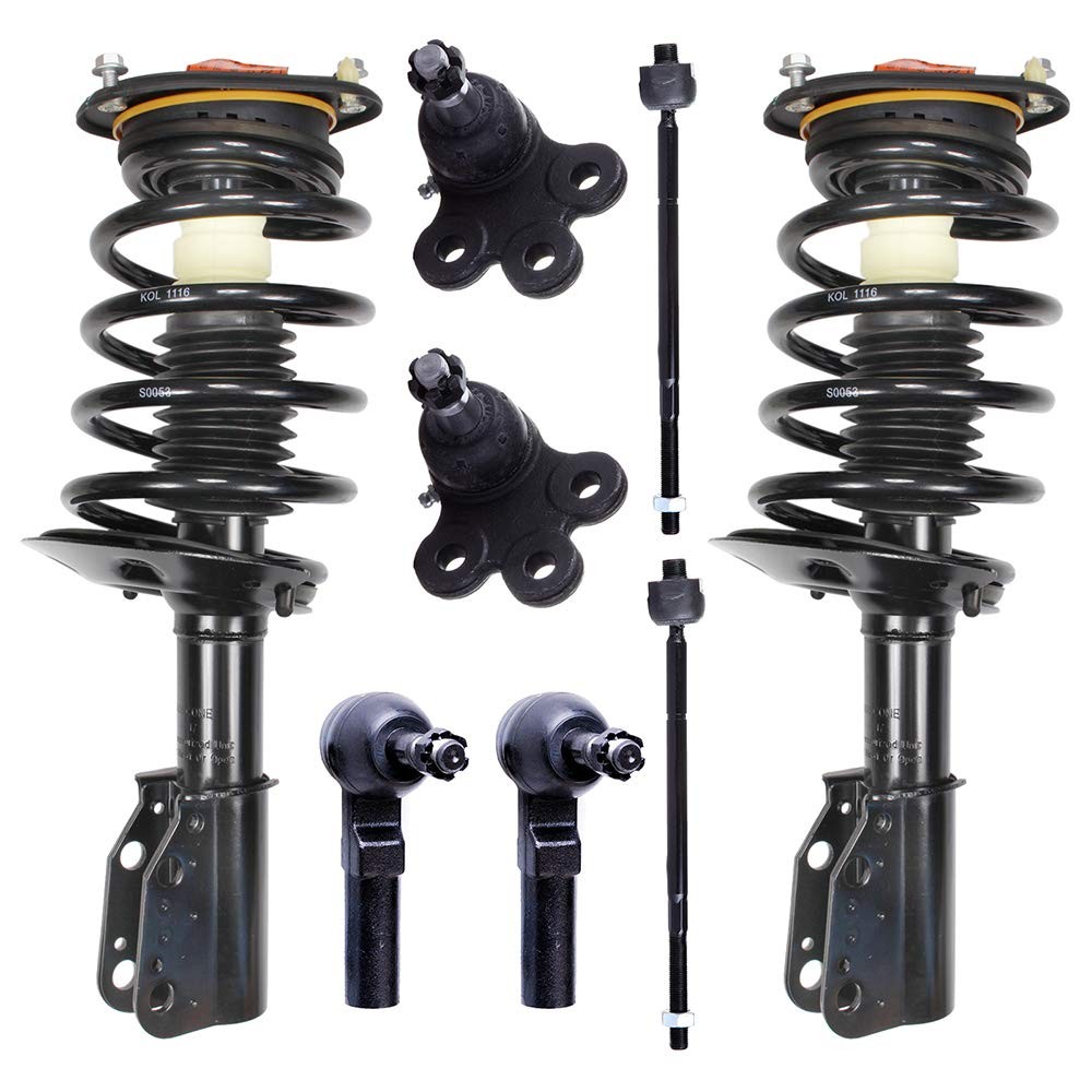 Front Strut Spring Assembly Tie Rod End Ball Joint 8 Pack for 2000-2005 171685