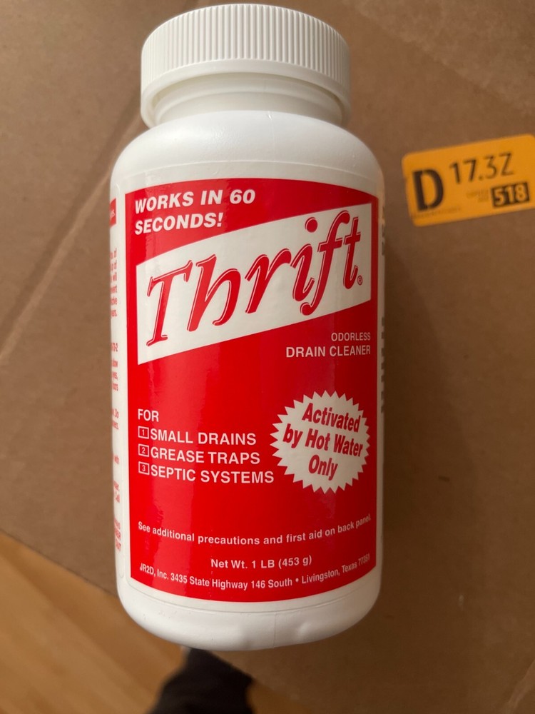 Thrift 1 lb. Thrift Drain Cleaner