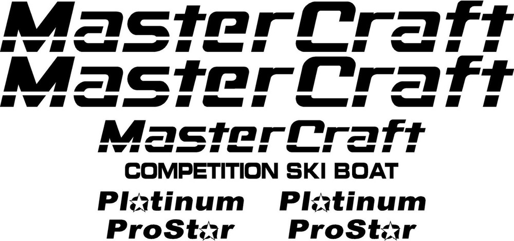 MasterCraft Platinum Prostar Full set #2