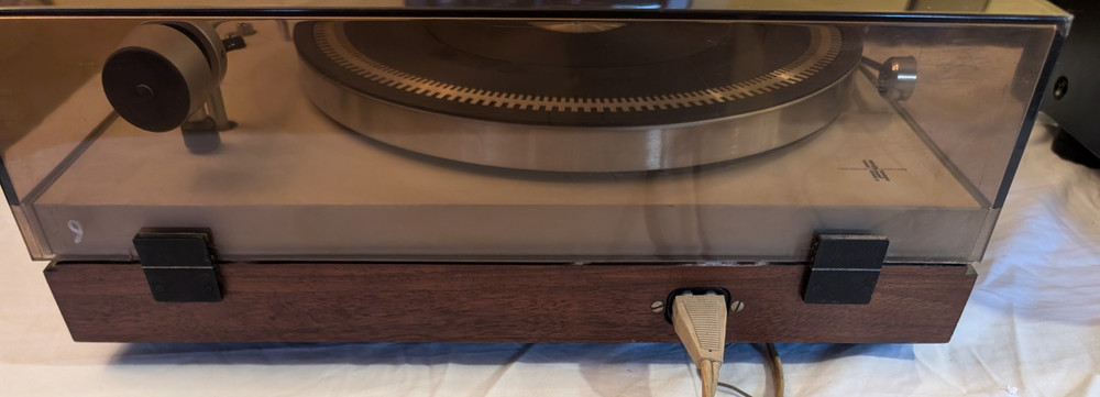 Philips Automatic 212 Turntable with Dust Cover TESTED