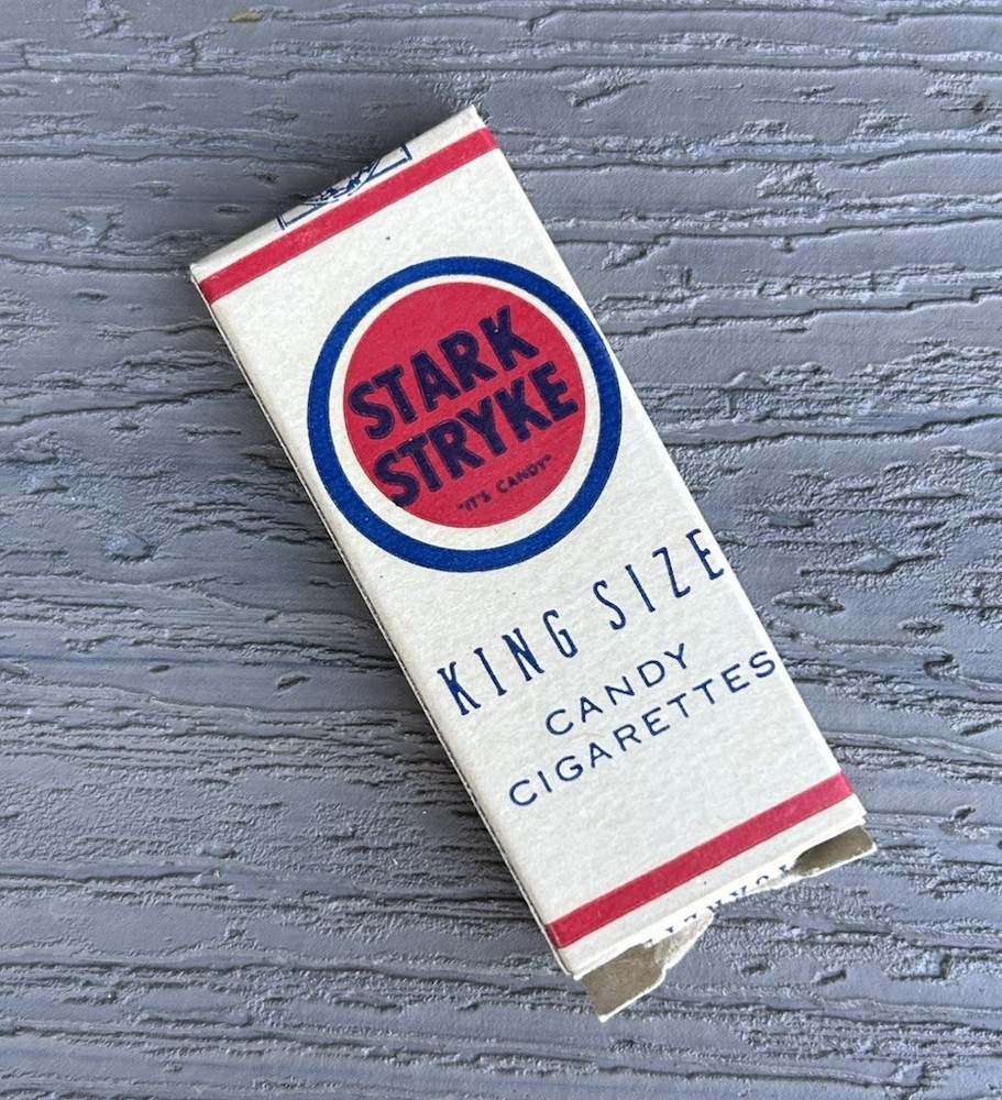 Vintage 1970's STARK STRYKE "It's Candy" King Size CANDY CIGARETTES Box - Empty