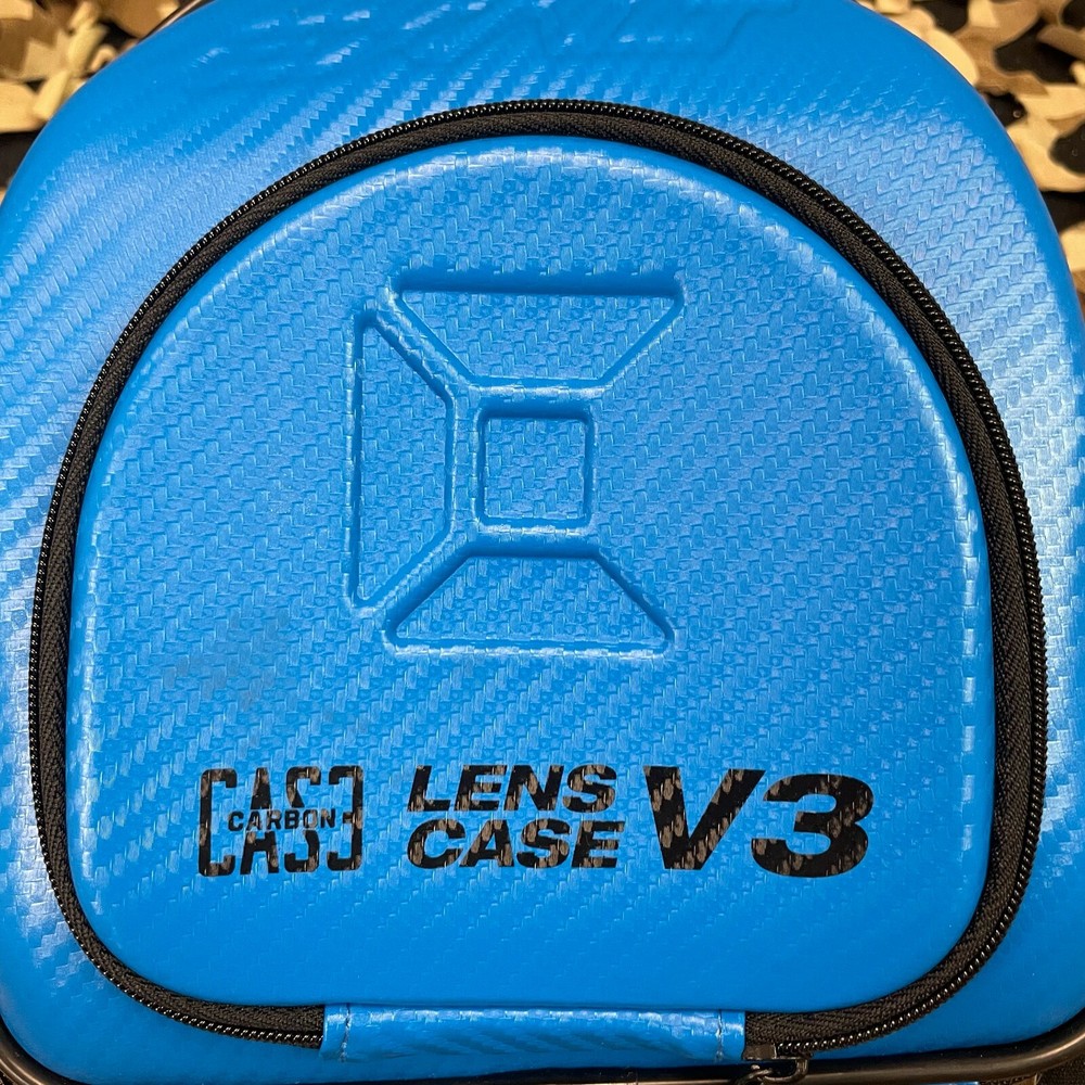 NEW Exalt V3 Universal Carbon Lens Case - Blue/Grey