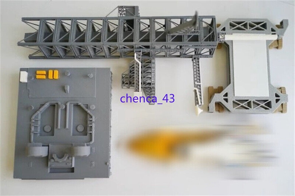 DIY 1/400 Space Shuttle Discovery Launcher Platform Painted Model Collection 1PC