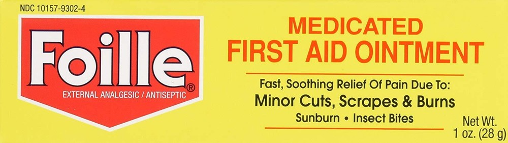 4 Pack Foille Medicated First Aid Ointment 1 Ounce Each
