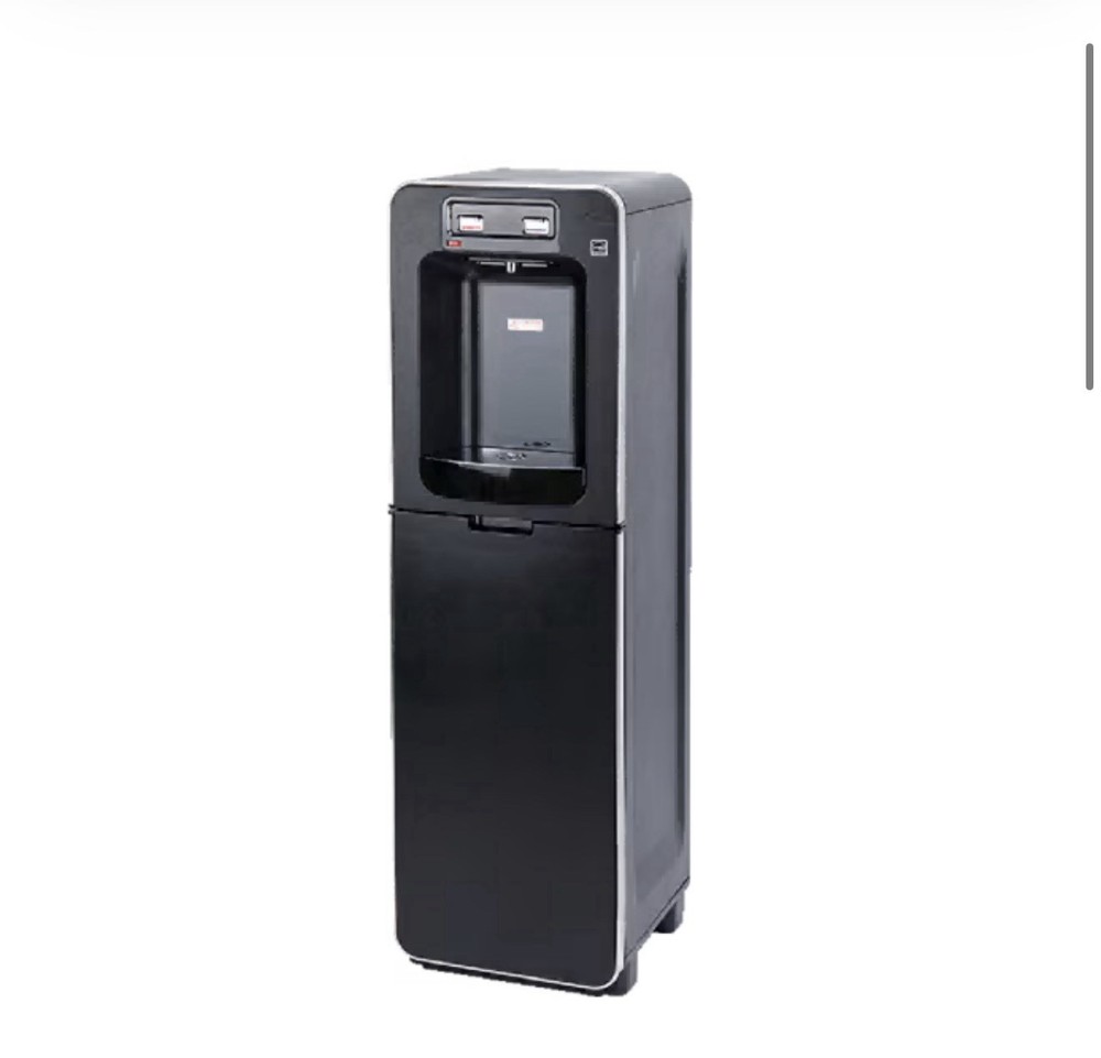 Tempest Bottom Loading Hot & Cold Water Dispenser Black Freestanding Electric