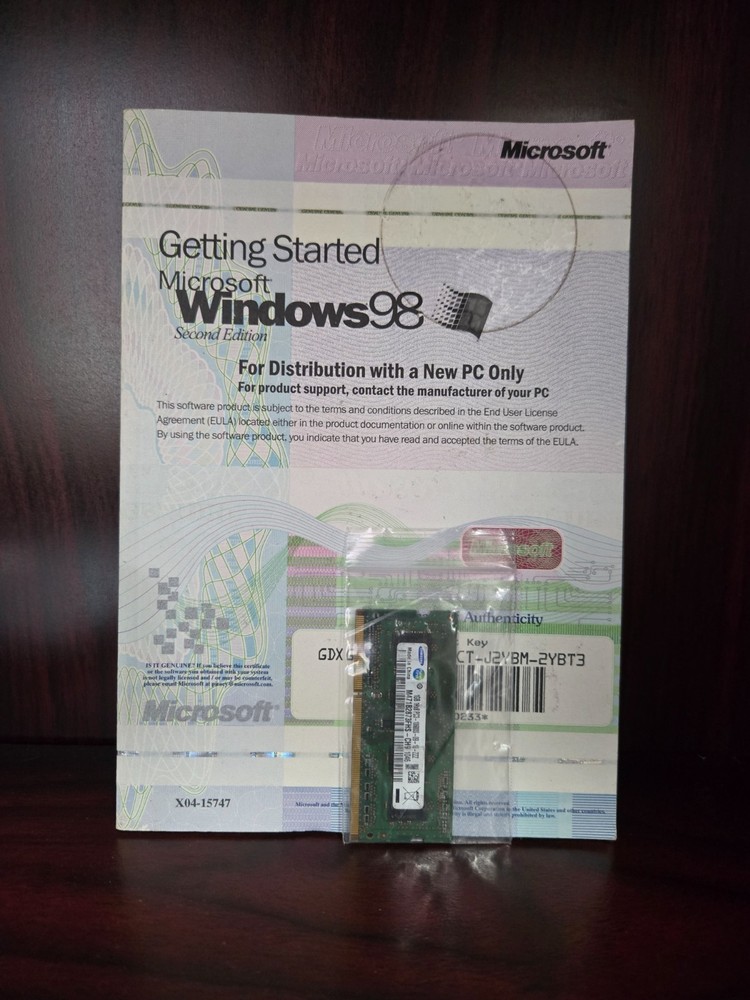 Microsoft Windows 98 Second Edition _ Full Version