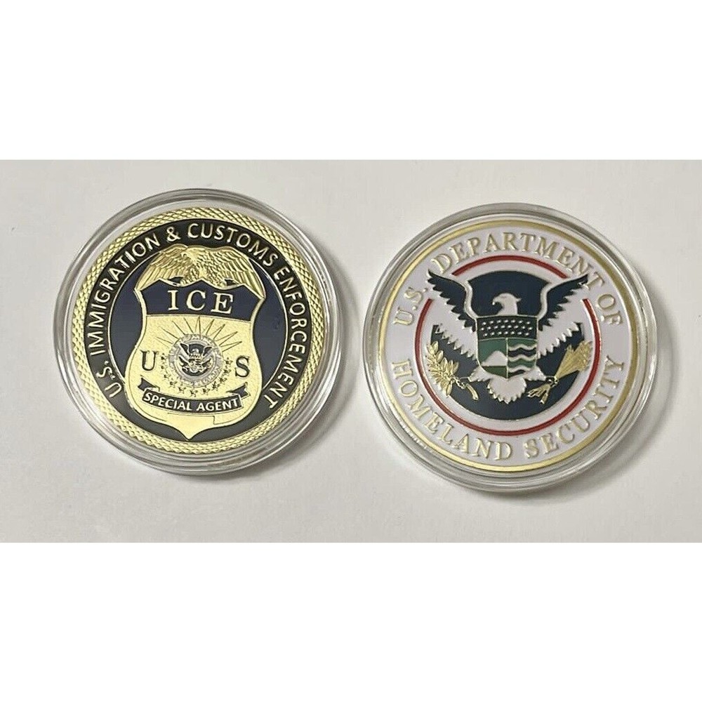 US INS Immigrations and Customs Enforcement Challenge Coin - ICE Special Agent