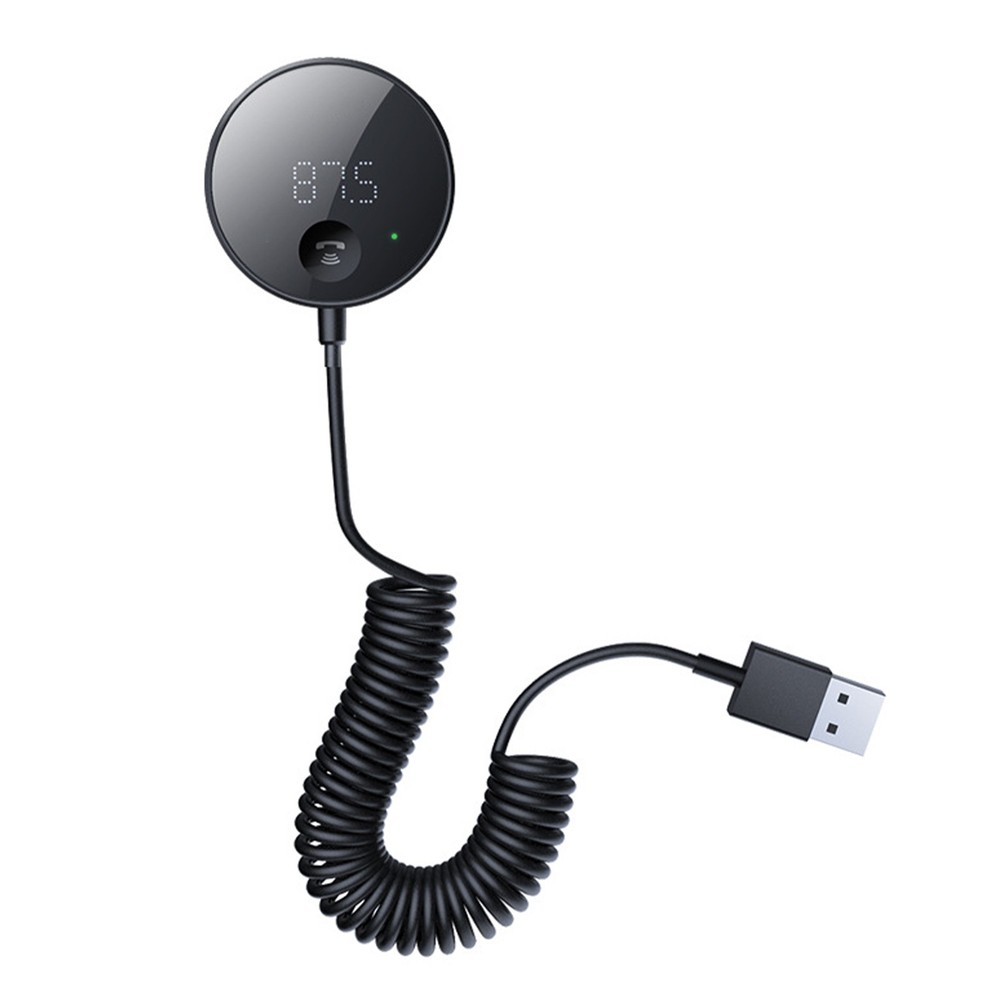 USB Bluetooth Car FM Transmitter Aux Stereo Audio Receiver Adapter Card Reader