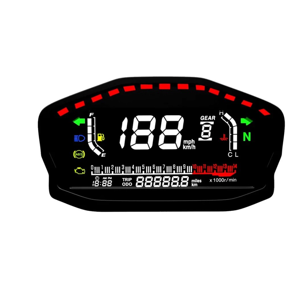 Digital LCD Speedometer for Harley-Davidson Sportster 883 – Multifunction LED