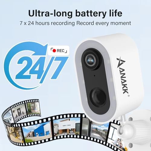 Solar Security Cameras System Wireless Outdoor with Solar 2-Camera System Kit