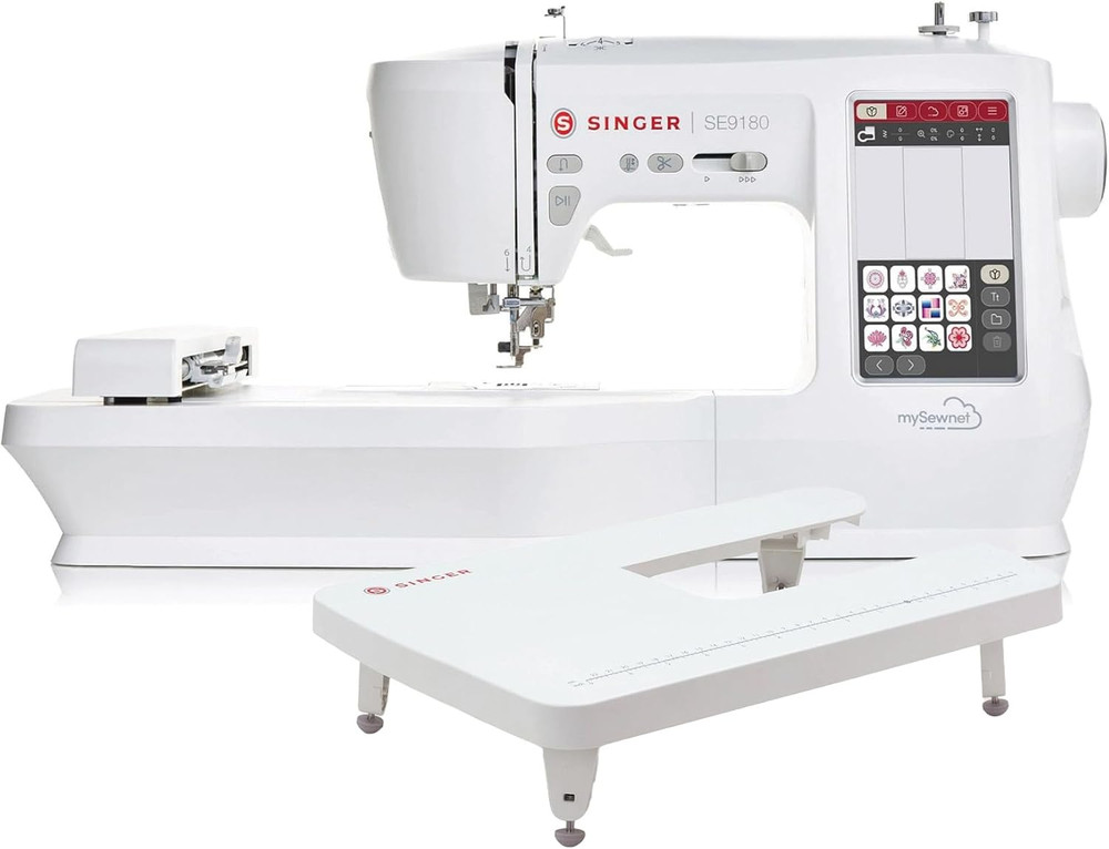 ® Large Sewing Machine Extension Table | Snap-On Quilting Table with Foldable Le