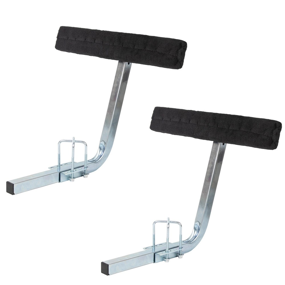 2 x Boat Trailer 2' Side Guide Bunk Board Guide-On w/ Carpet-padded Boards