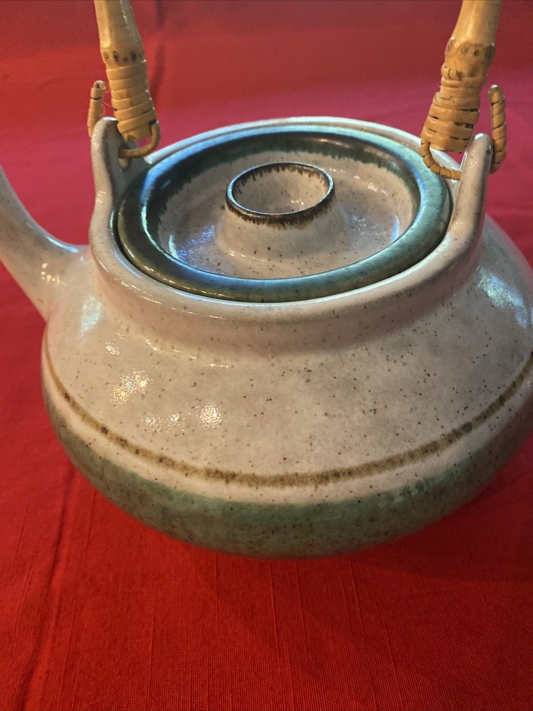 Pottery Craft Glazed Tea Pot