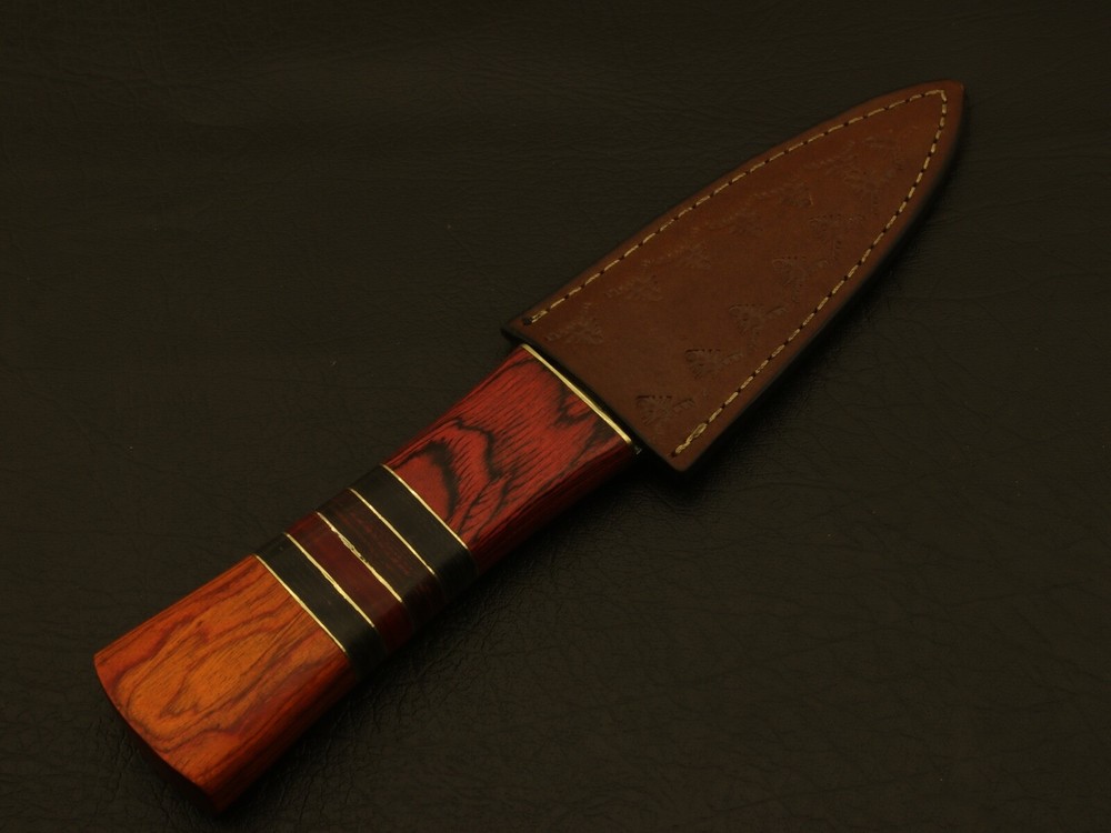 8 inches Celtic Scottish Dirk SGIAN DUBH DAGGER Bone Handle Knife.