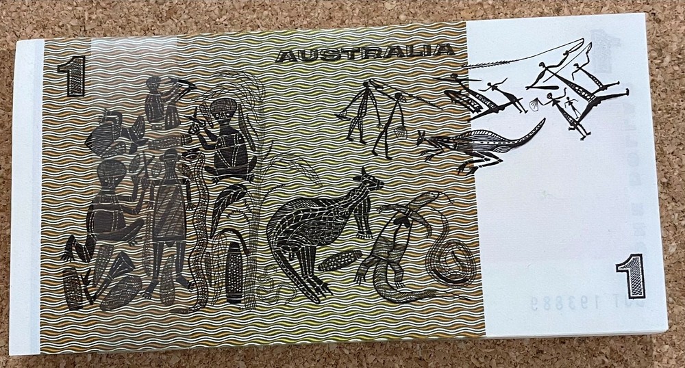 100 X $1 Australian Notes