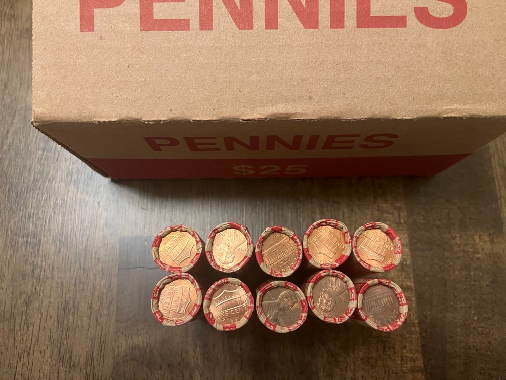 Penny rolls US Circulated "10 Rolls"