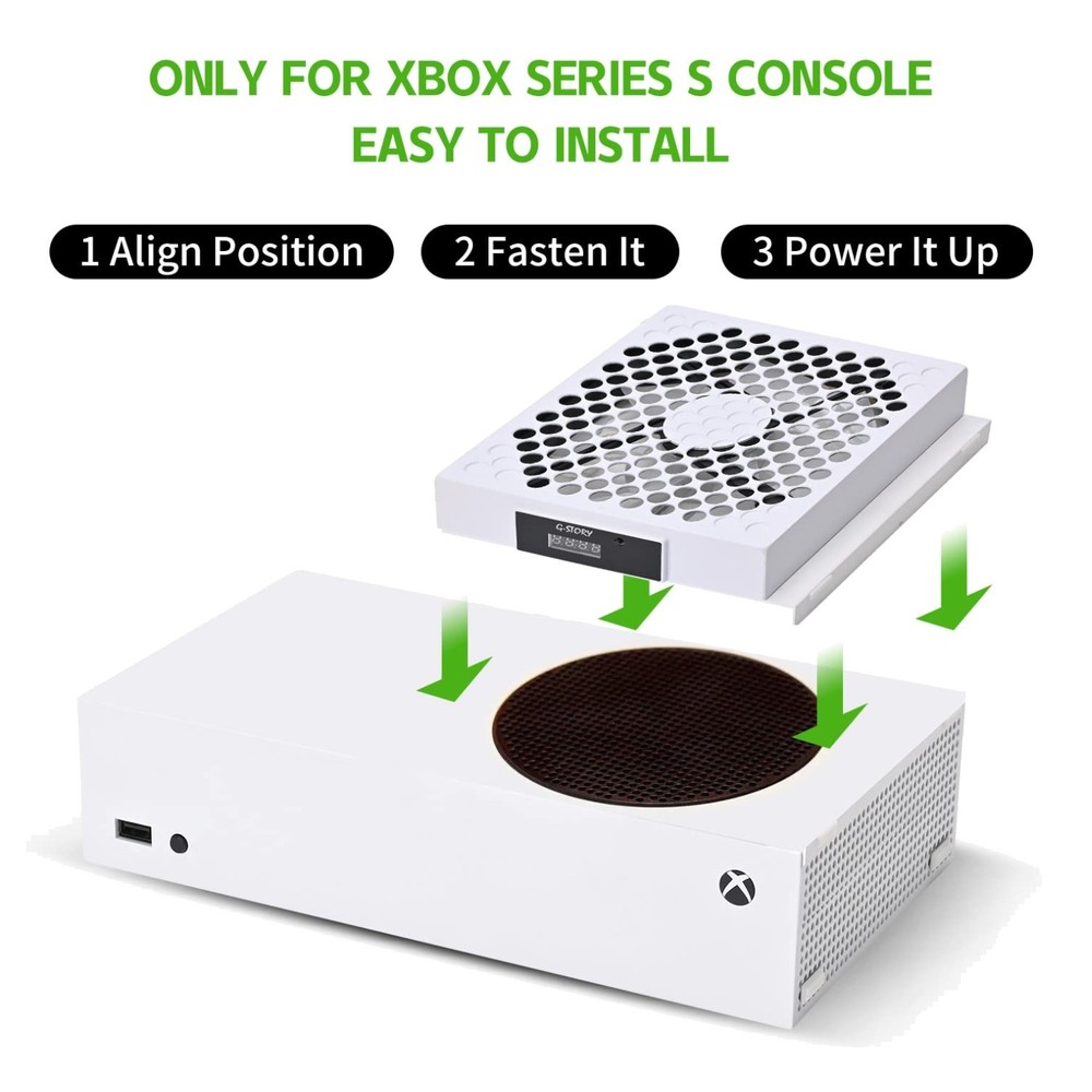 Automatic Speed Adjustable Fan for Xbox Series S