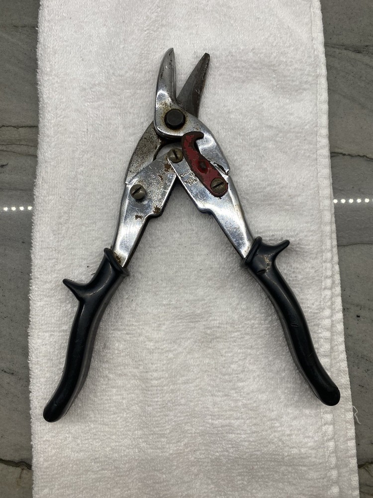 Craftsman Tools 10" Compound Tin Snips Aviation Shears Cuts Left 4274 USA