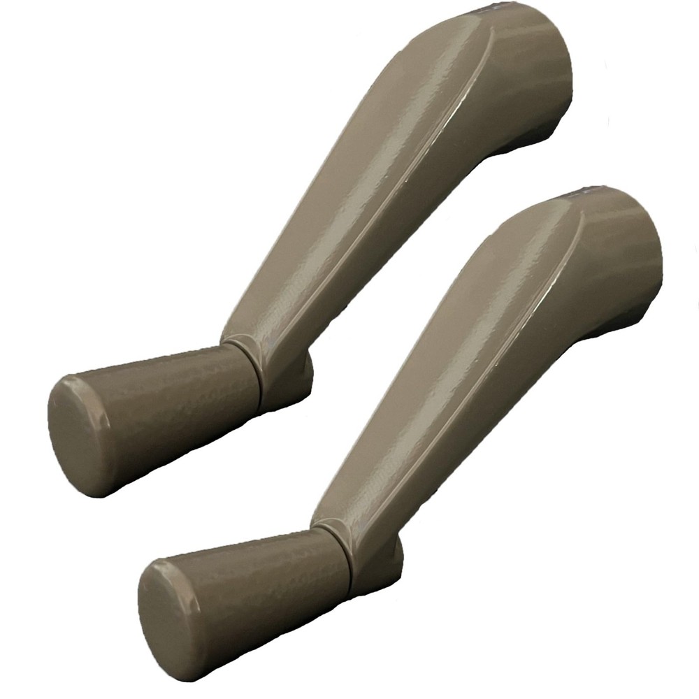 2-Pack Window Crank Handle Replacement - Smooth 360° Operation, Fits 3/8" Spindl