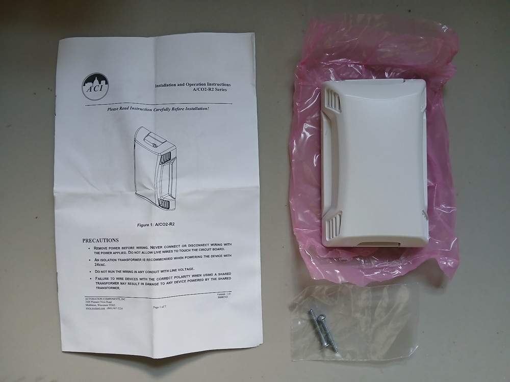 ACI A/CO2-R2-AN CO2 Room Sensor