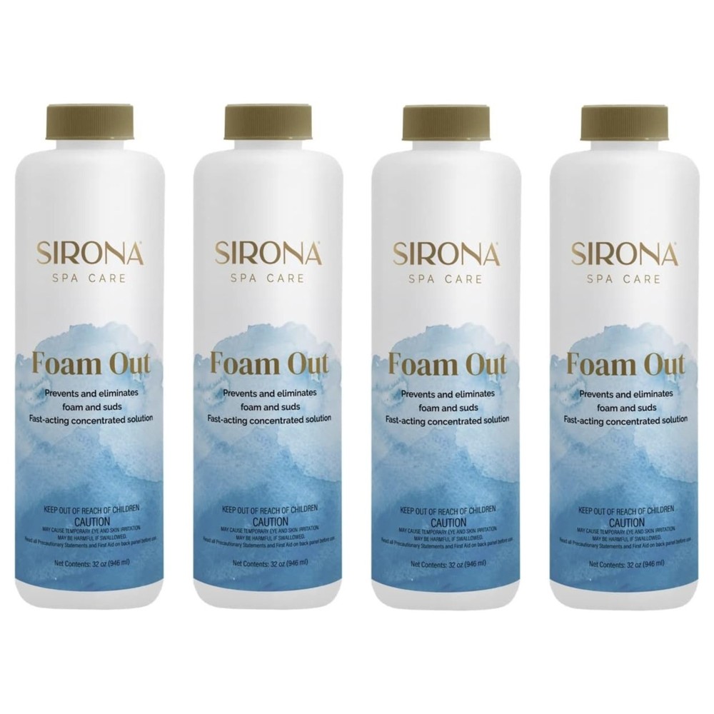 Sirona 82127 Foam Out, 32 oz - 4 Pack