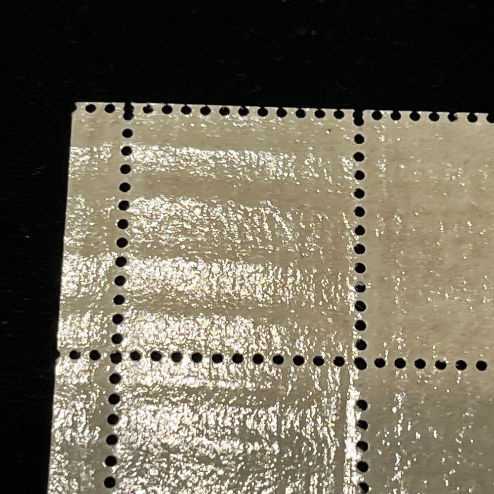 US # 806 *MINT OG *{ MISPERF ERROR /EFO BLOCK OF 4 } 2c FULL GUTTER TOP !!!!