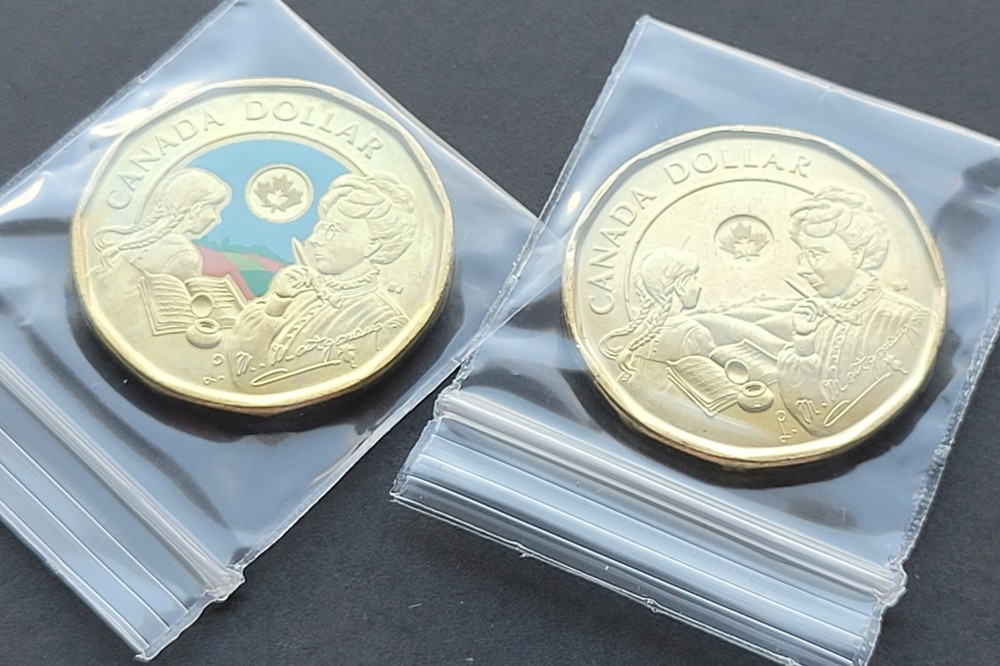 *** CANADA  COMBO  LOONIE  2024  MONTGOMERY  *** FROM  MINT  ROLL ***