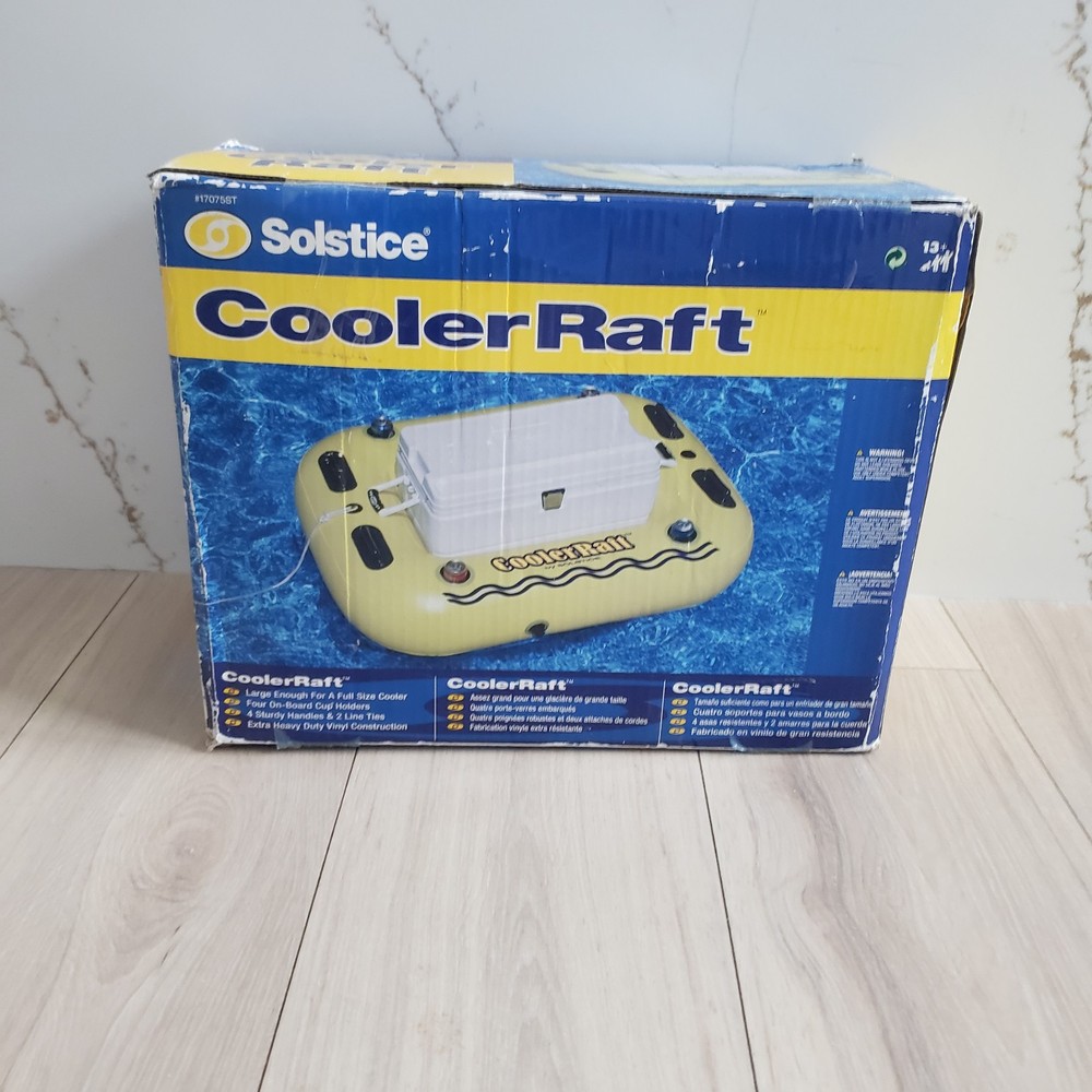 Solstice Super Chill Inflatable River Raft Float Tube Lounge Pool