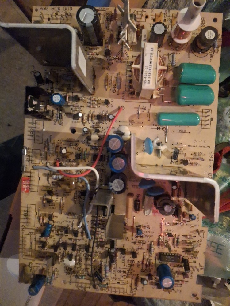 Zenith TV Circuit Board Vintage