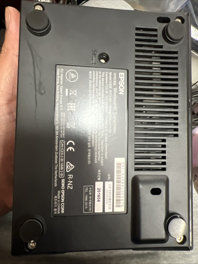 Epson Wireless HD Transmitter WIT3-G0 NO Power Adapter