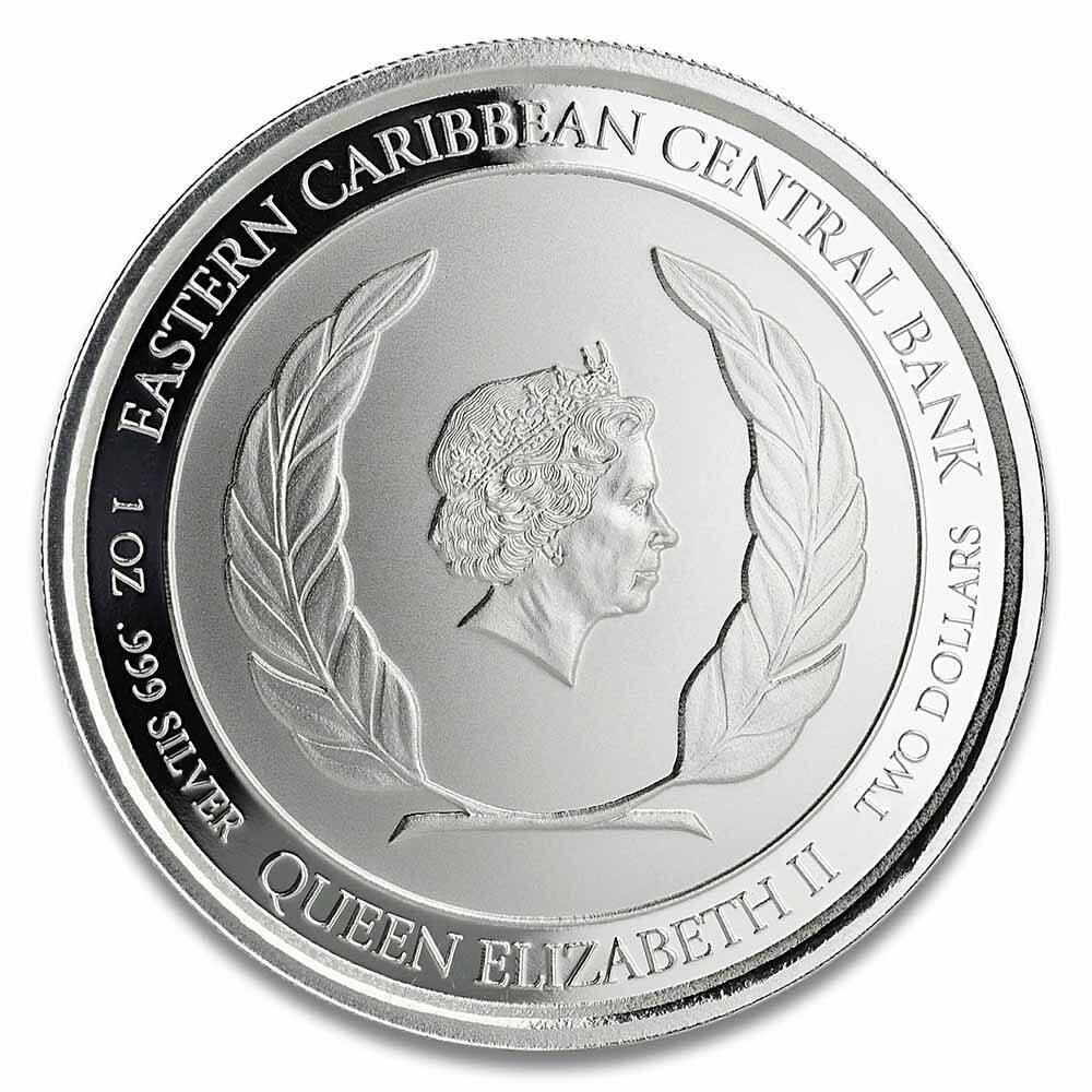 2020 EC8 Grenada Octopus 1 oz Silver BU