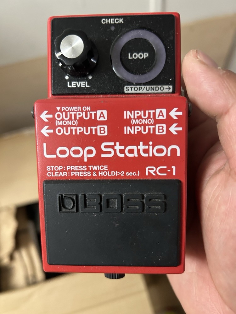 Boss RC-1 9V Loop Station/Looper Pedal Tested Working