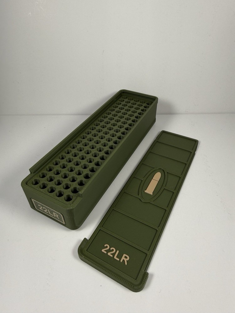 22 LR Stackable Ammo Storage Case - 3D Printed