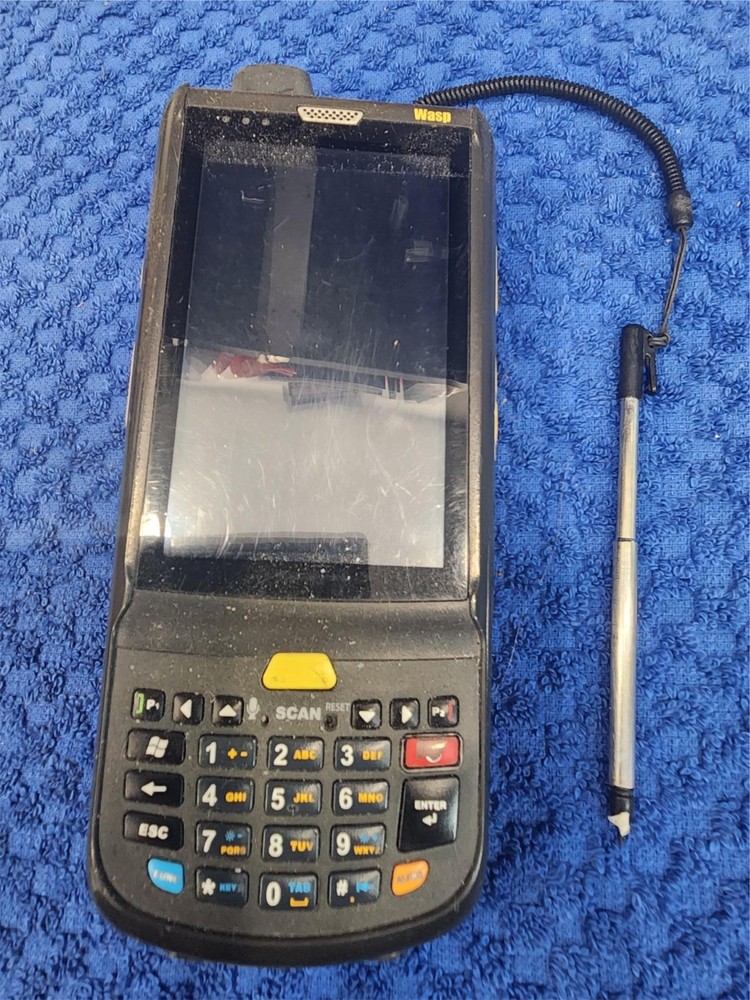 Wasp HC1 Mobile Computer with Numeric Keypad Stylus Caddy Handstrap TESTED